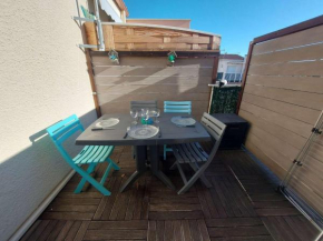 Appartement Climatisé 4 Pers avec Terrasse et Parking à Marseillan - FR-1-326-808